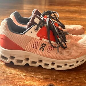 On Running Women's Athletic Shoes - Pink and Red